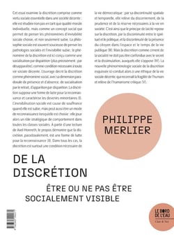 De la discrétion : être ou ne pas être socialement visible