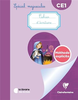 Mon cahier d'écriture spécial majuscules CE1 (2024) - Cahier