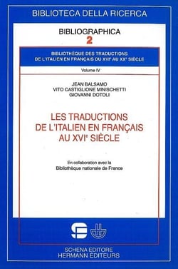 Les traductions de l'italien en français au xvie siècle