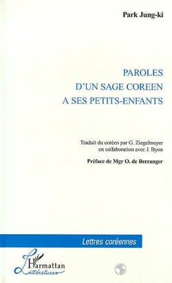 Paroles d'un sage coreen a ses petits-enfants