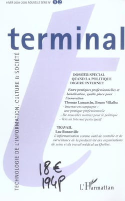 Revue terminal n.92 : quand la politique digère Internet