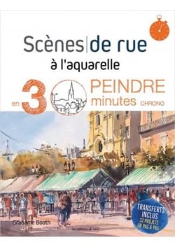 Scènes de rue à l'aquarelle