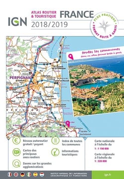 95052 - france, atlas routier et touristique (édition 2018/2019)