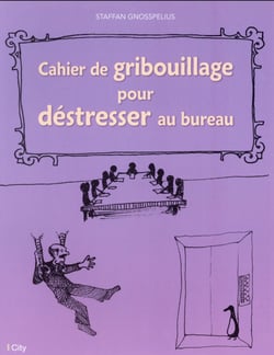 Cahier de griffonnage pour déstresser au bureau