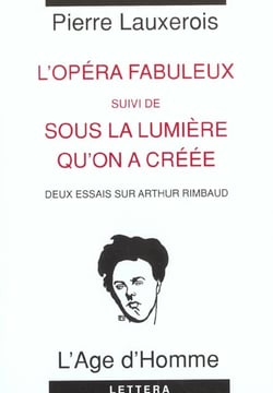 Rimbaud nouvelles lectures - l'opera fabuleux - sous la lumiere qu'on a creee