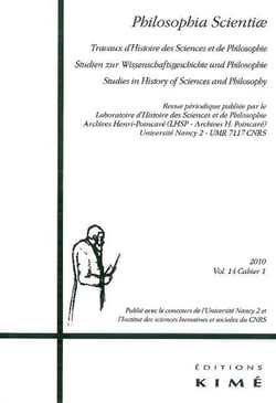 Revue Philosophia scientiae n.14/1