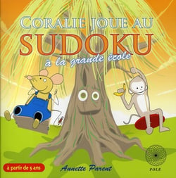 Coralie joue au sudoku à la grande école