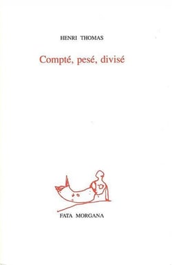 Compté, pesé, divisé