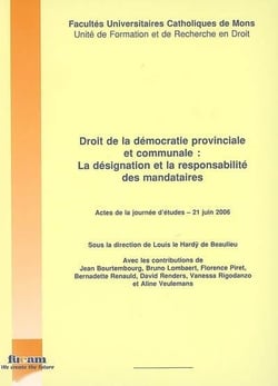 Droit de la démocratie provinciale et communale