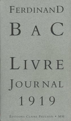 Livre-journal 1921