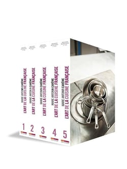 L'ART DE LA CUISINE FRANCAISE AU XIXE SIECLE (COFFRET DE 5 VOLUMES)