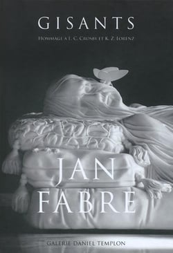 Jan Fabre - gisants - hommage à E. C. Crosby et K. Z. Lorenz