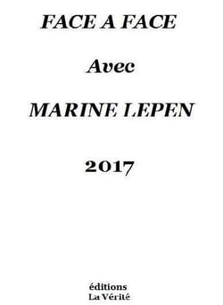 Face à face avec marine le pen 2017