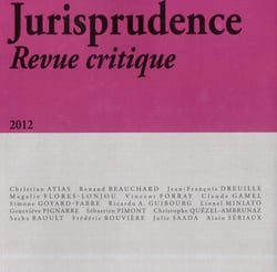 JURISPRUDENCE n.3 : revue critique