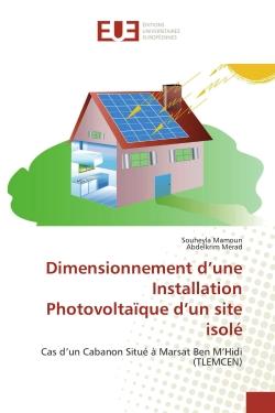 Dimensionnement d'une installation photovoltaïque d'un site isolé