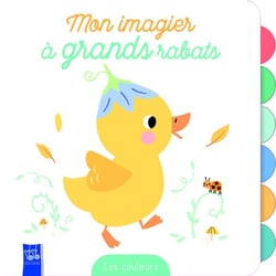 Mon imagier à grands rabats : Les couleurs