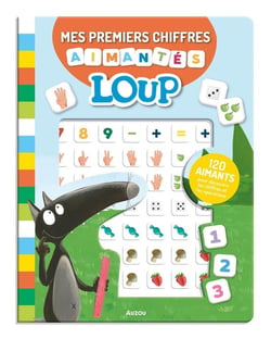 Mes premiers chiffres aimantés Loup