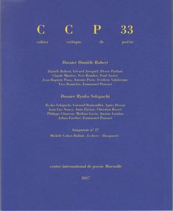 Cahier critique de poésie