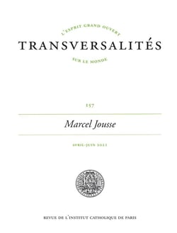 Revue Transversalités n.157 : Marcel Jousse