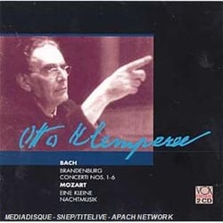 Bach : Concerto Brandebourgeois 1 A 6 - Mozart : Sérénade - Une Petite Musique De Nuit