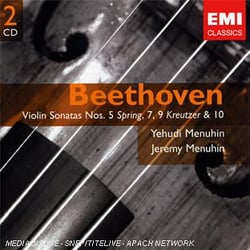 Sonates pour violon & piano n°5 "le printemps", n°7, n°9 "kreutzer", n°10