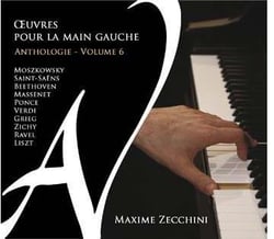 Oeuvres pour la main gauche anthologie volume 6