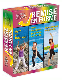 Coffret Remise en forme : Gym en douceur + Une semaine pour être en forme + Gymnastique débutants