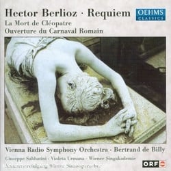 Requiem op.5, la mort de cléopatre, ouverture du carnaval, romain