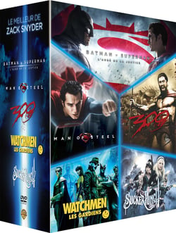 Le Meilleur de Zack Snyder : Batman v Superman, l'aube de la justice + Man of Steel + 300 + Watchmen, les Gardiens + Sucker Punch