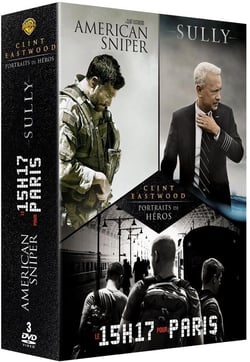 Clint Eastwood - Portraits de Héros - Le 15h17 pour Paris + Sully + American Sniper