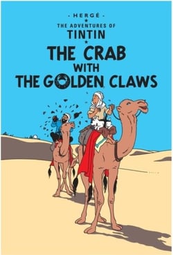 Tintin the crab with the golden claws