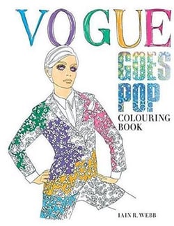 Vogue - goes pop - colouring book