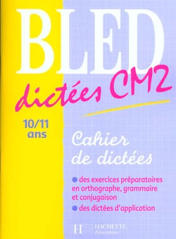 Cahier bled dictees cm2