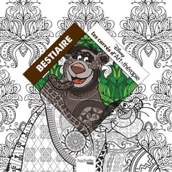 Art-thérapie - les petits carrés : bestiaire Disney