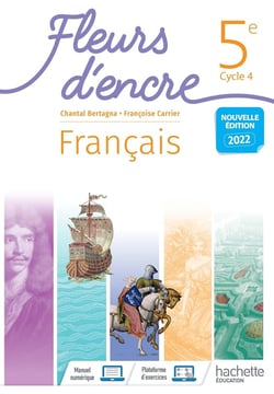 Fleurs d'encre : français - 5e - livre élève