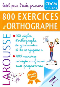 800 exercices d'ORTHOGRAPHE / PRIMAIRE