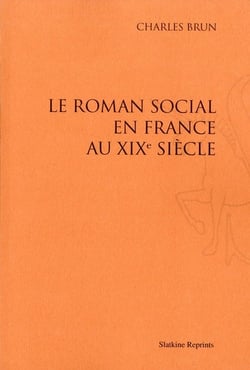 Le roman social en france au xix siècle