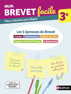 Mon brevet facile : toutes les matières - 3e (édition 2021)