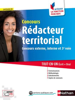 Concours rédacteur territorial - catégorie B - tout-en-un - écrit + oral (édition 2015)