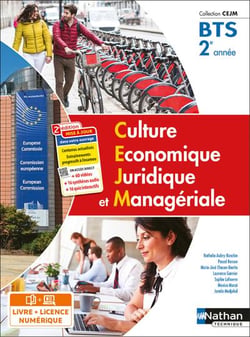 Culture économique, juridique et managériale - BTS - 2e année - livre + licence élève (édition 2023)