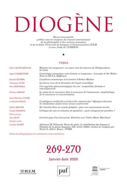 Diogène 2020, n° 269-270