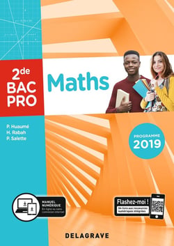 Maths - 2de, bac pro - pochette élève (édition 2019)