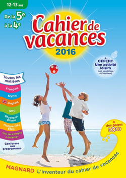 Cahier de vacances - De la 5e à la 4e