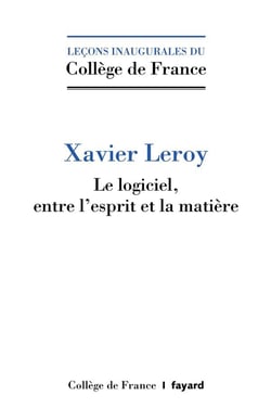 Le logiciel, entre l'esprit et la matière