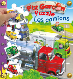 P'tit Garçon : les camions - puzzles