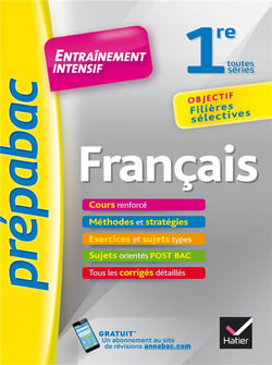 Prepabac entrainement intensif - français - 1ère