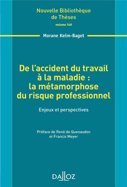 De l'accident du travail à la maladie : la métamorphose du risque professionnel - Volume 148 Enjeux et perspectives