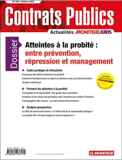 Actualité Commande Contrats Publics n.268 : Atteintes à la probité : entre prévention, répression et management