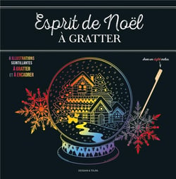 Esprit de noël à gratter
