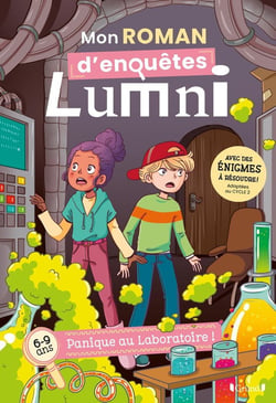 Mon roman d'enquêtes Lumni : panique au laboratoire !